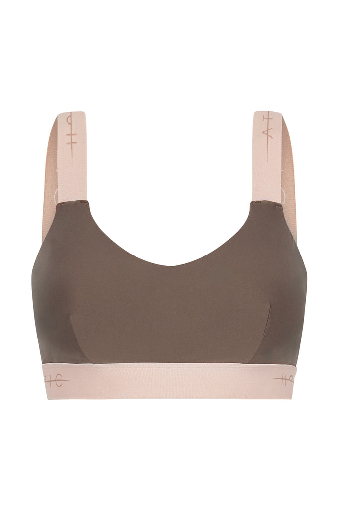 Arolla Crop Top Lava Stone - Horizon Athletic